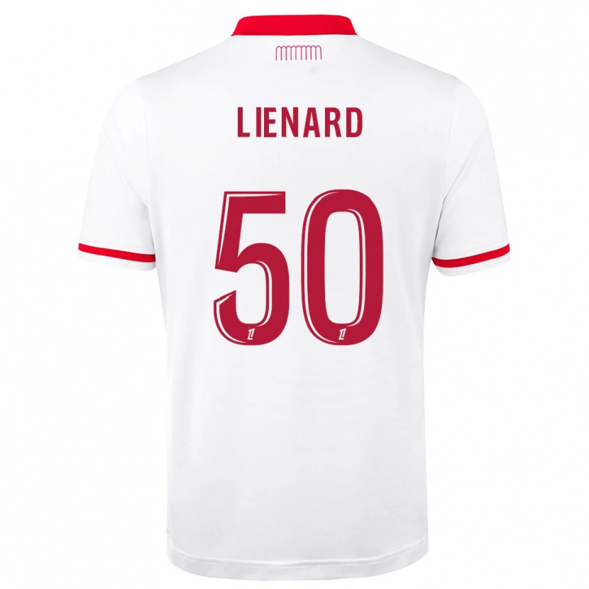 Danxen Mann Yann Lienard #50 Rød Hvit Hjemmetrøye Drakt Trøye 2026/27 Skjorter T-Skjorte
