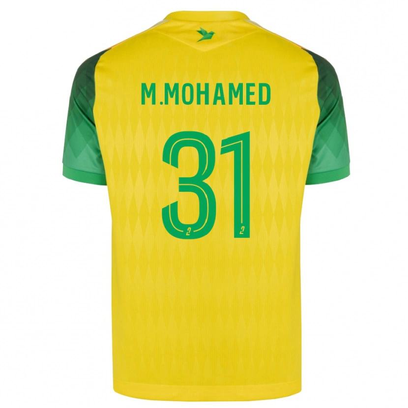 Danxen Mann Mostafa Mohamed #31 Gul Grønn Rød Hjemmetrøye Drakt Trøye 2026/27 Skjorter T-Skjorte