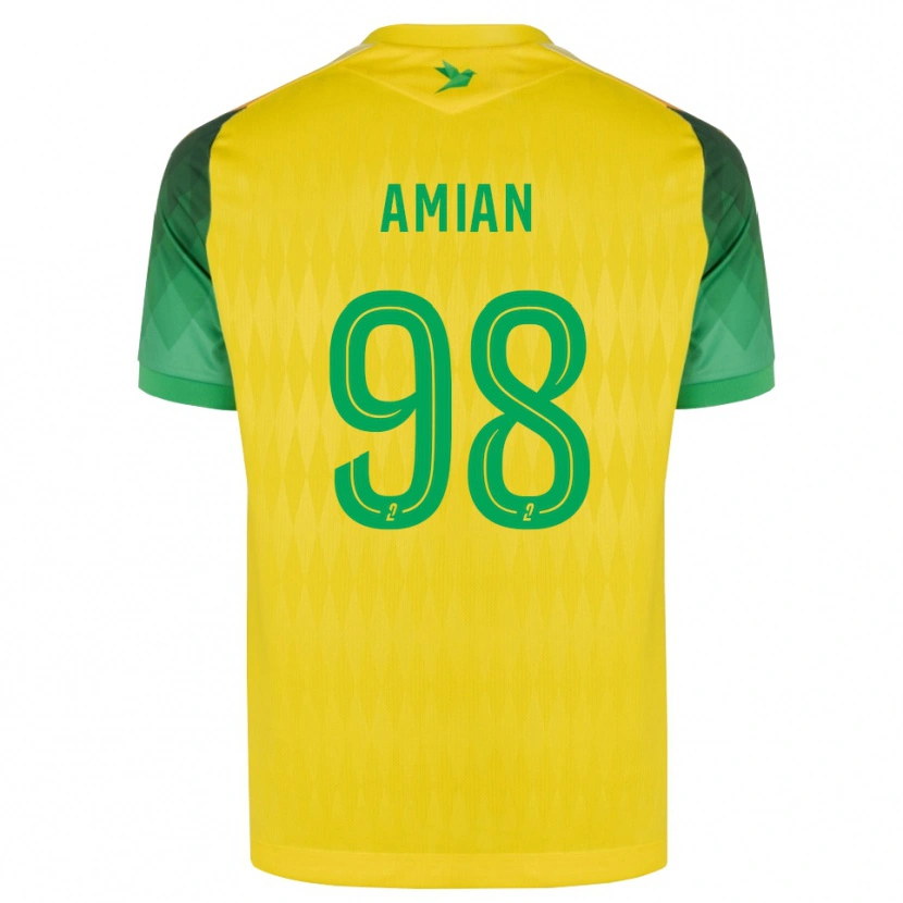Danxen Mann Kelvin Amian #98 Gul Grønn Rød Hjemmetrøye Drakt Trøye 2026/27 Skjorter T-Skjorte