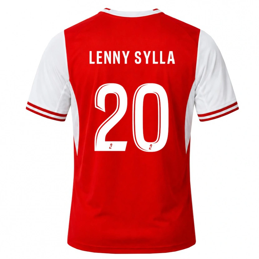 Danxen Mann Lenny Sylla #20 Rød Hvit Hjemmetrøye Drakt Trøye 2026/27 Skjorter T-Skjorte