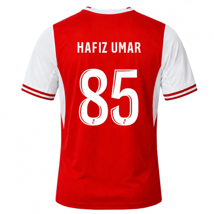 Danxen Mann Hafiz Umar Ibrahim #85 Rød Hvit Hjemmetrøye Drakt Trøye 2026/27 Skjorter T-Skjorte