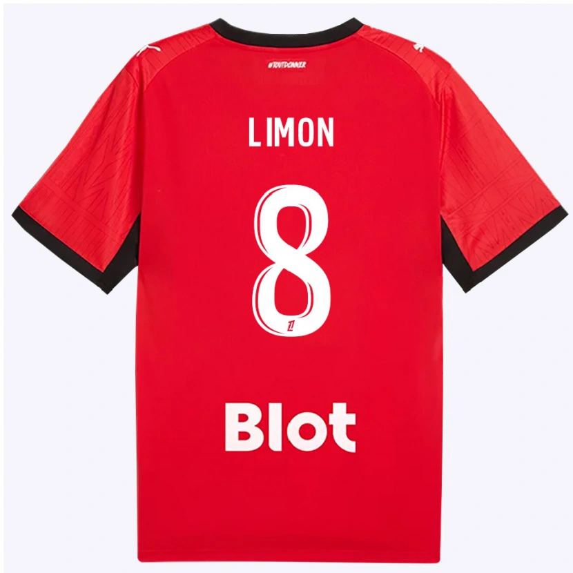 Danxen Mann Paolo Limon #8 Rød Svart Hvit Hjemmetrøye Drakt Trøye 2026/27 Skjorter T-Skjorte