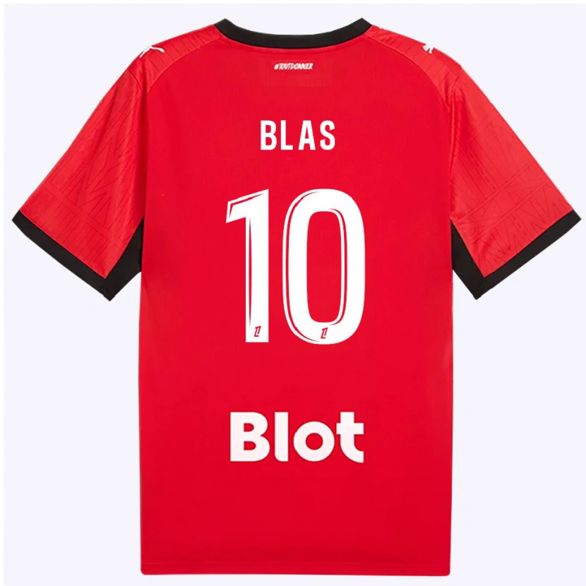 Danxen Mann Ludovic Blas #10 Rød Svart Hvit Hjemmetrøye Drakt Trøye 2026/27 Skjorter T-Skjorte