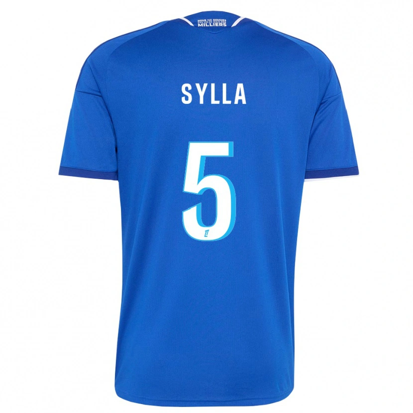 Danxen Mann Abakar Sylla #5 Kongelig Blå Hvit Hjemmetrøye Drakt Trøye 2026/27 Skjorter T-Skjorte