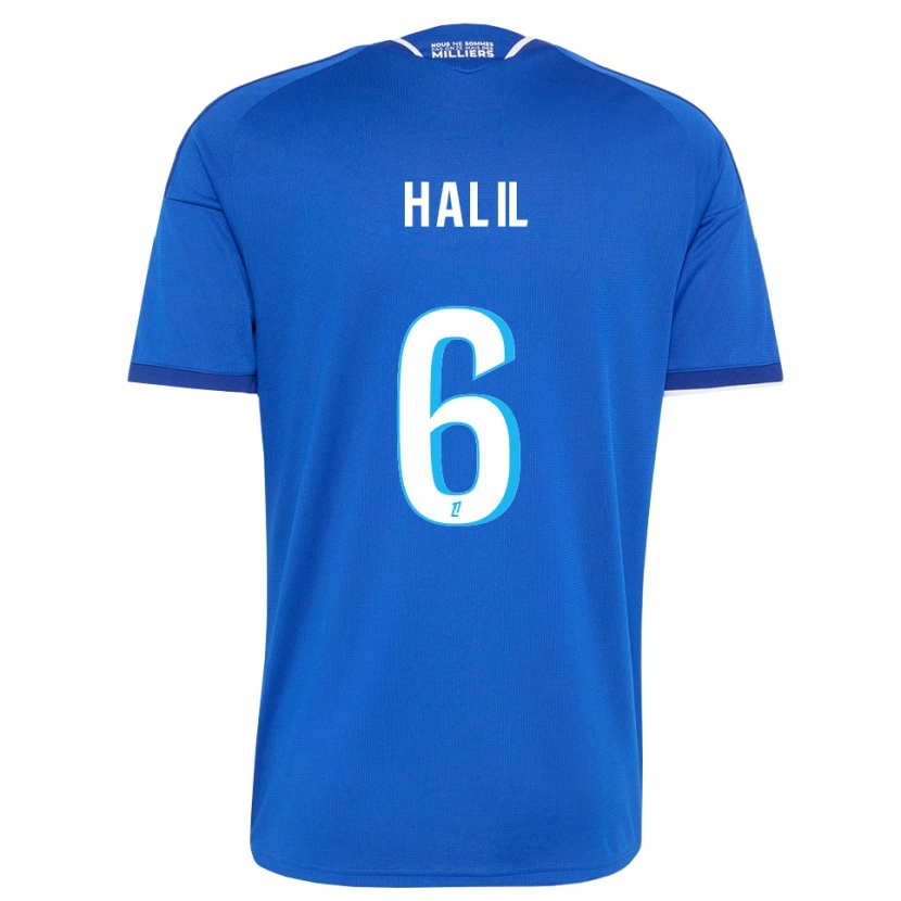 Danxen Mann Fouad Halil #6 Kongelig Blå Hvit Hjemmetrøye Drakt Trøye 2026/27 Skjorter T-Skjorte