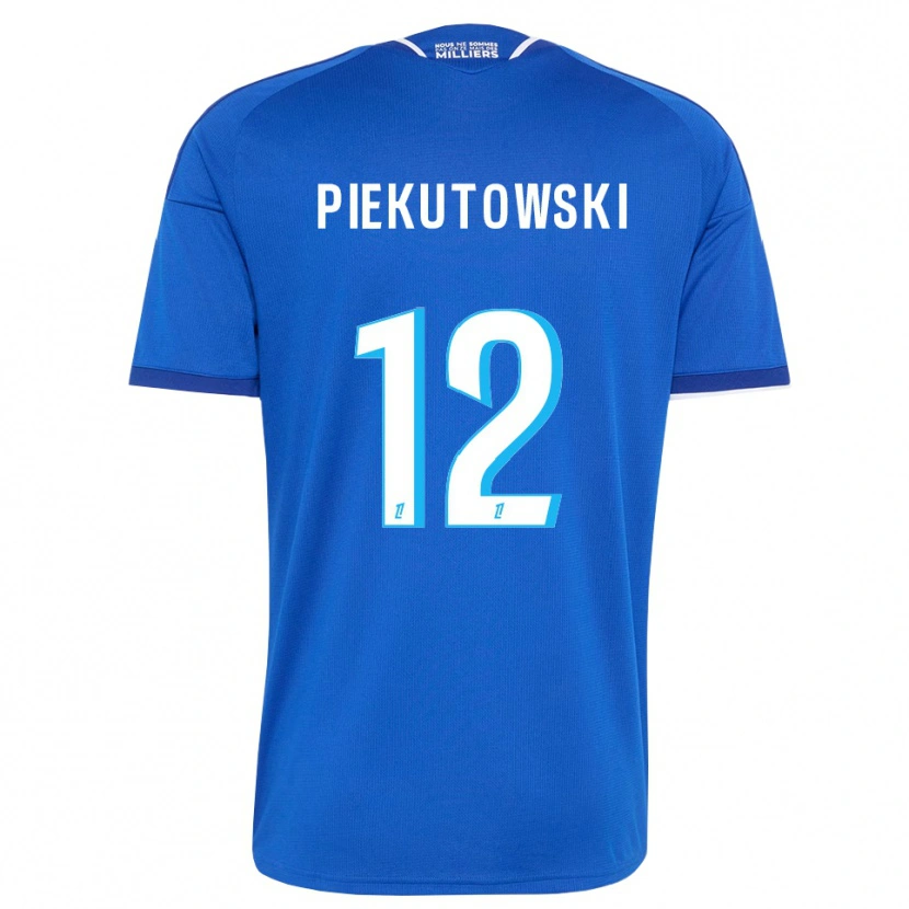 Danxen Mann Milosz Piekutowski #12 Kongelig Blå Hvit Hjemmetrøye Drakt Trøye 2026/27 Skjorter T-Skjorte