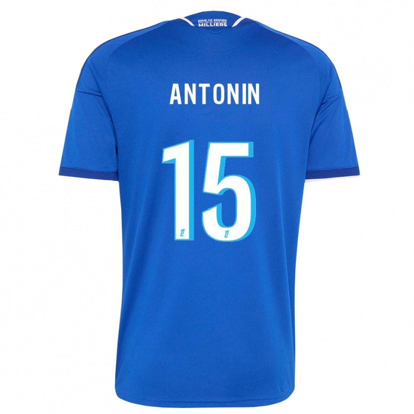 Danxen Mann Erwan Antonin #15 Kongelig Blå Hvit Hjemmetrøye Drakt Trøye 2026/27 Skjorter T-Skjorte