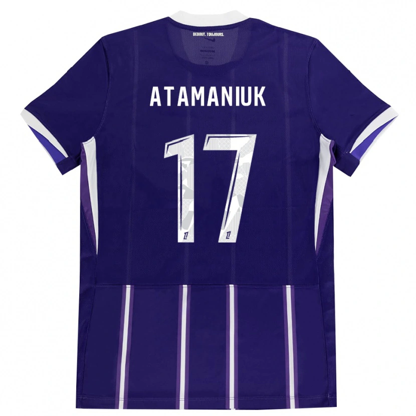 Danxen Mann Alexandra Atamaniuk #17 Lilla Hvit Hjemmetrøye Drakt Trøye 2026/27 Skjorter T-Skjorte