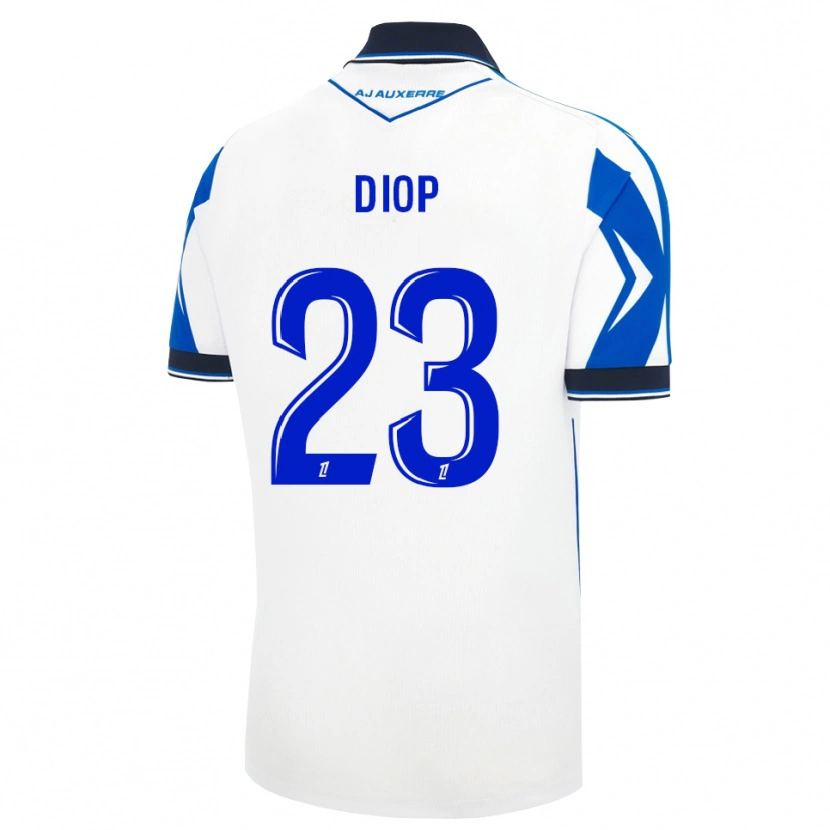 Danxen Mann Mamadou Diop #23 Svart Hvit Blå Hjemmetrøye Drakt Trøye 2026/27 Skjorter T-Skjorte