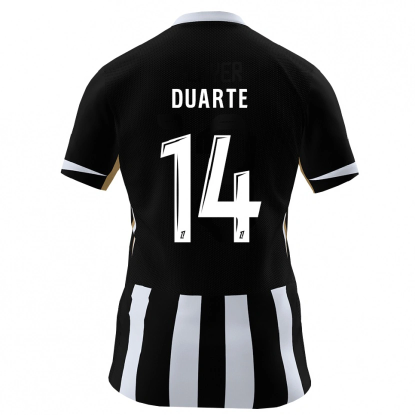 Danxen Mann Luis Duarte #14 Svart Blå Hjemmetrøye Drakt Trøye 2026/27 Skjorter T-Skjorte