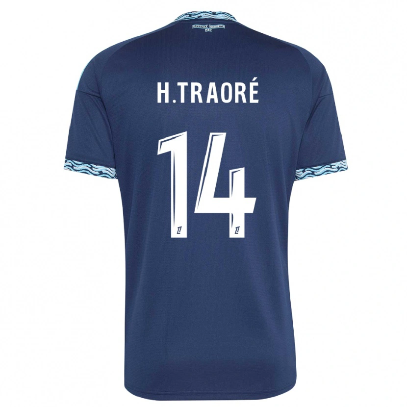 Danxen Mann Hamari Traoré #14 Stålblå Hvit Hjemmetrøye Drakt Trøye 2026/27 Skjorter T-Skjorte
