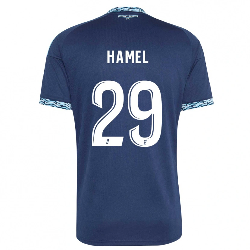 Danxen Mann Pierre-Yves Hamel #29 Stålblå Hvit Hjemmetrøye Drakt Trøye 2026/27 Skjorter T-Skjorte