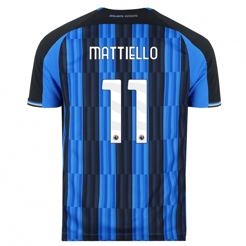 Danxen Mann Federico Mattiello #11 Blå Svart Rød Hjemmetrøye Drakt Trøye 2026/27 Skjorter T-Skjorte