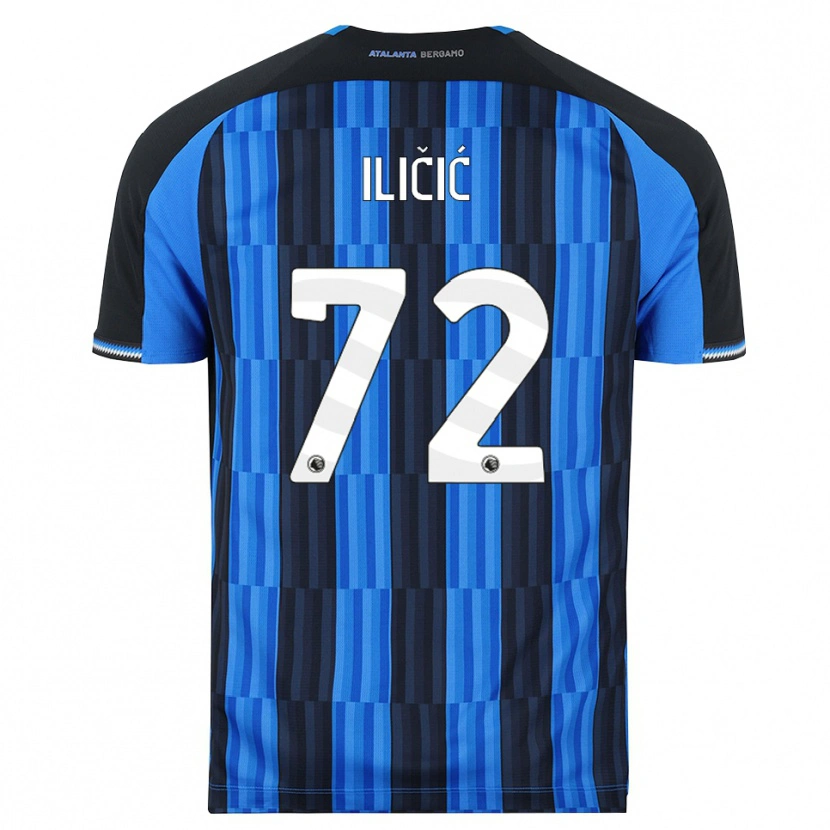 Danxen Mann Josip Ilicic #72 Blå Svart Rød Hjemmetrøye Drakt Trøye 2026/27 Skjorter T-Skjorte