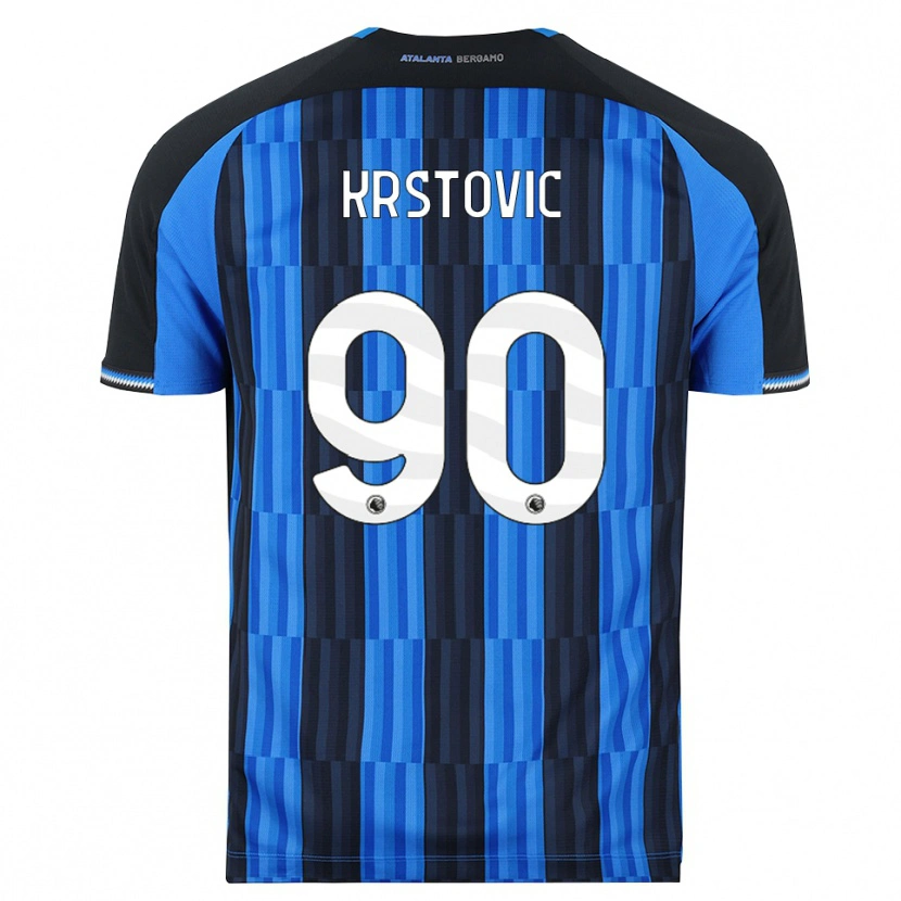 Danxen Mann Nikola Krstović #90 Blå Svart Rød Hjemmetrøye Drakt Trøye 2026/27 Skjorter T-Skjorte