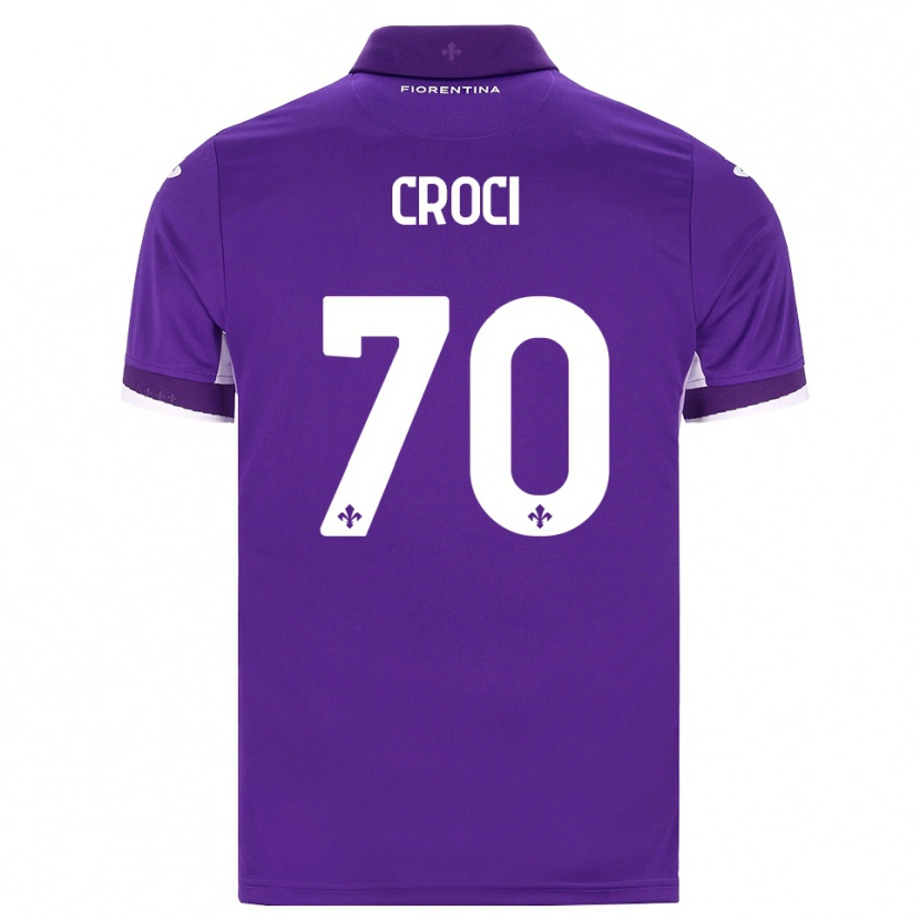 Danxen Mann Federico Croci #70 Lilla Hvit Rosa Hjemmetrøye Drakt Trøye 2026/27 Skjorter T-Skjorte