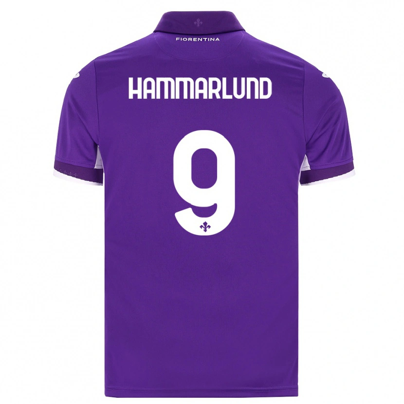 Danxen Mann Pauline Hammarlund #9 Lilla Hvit Rosa Hjemmetrøye Drakt Trøye 2026/27 Skjorter T-Skjorte