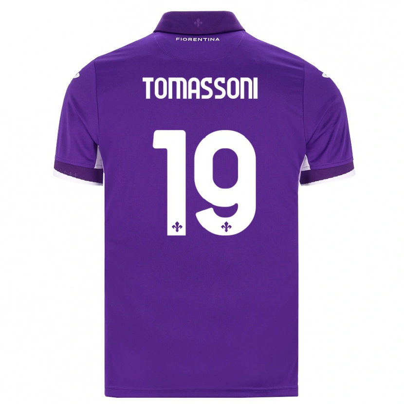 Danxen Mann Emma Tomassoni #19 Lilla Hvit Rosa Hjemmetrøye Drakt Trøye 2026/27 Skjorter T-Skjorte