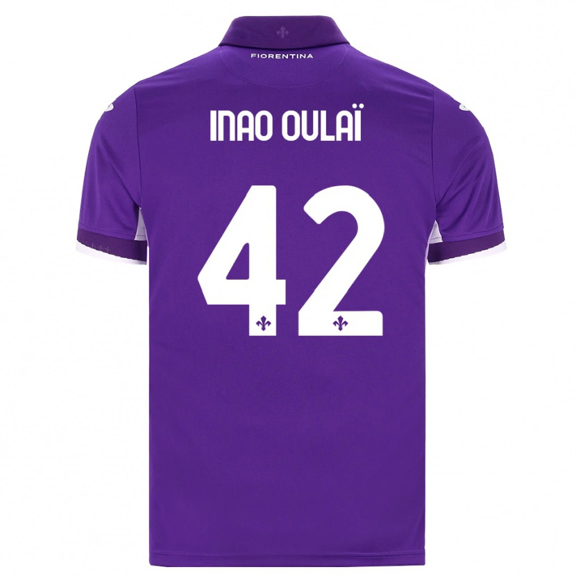 Danxen Mann Christ Inao Oulaï #42 Lilla Hvit Rosa Hjemmetrøye Drakt Trøye 2026/27 Skjorter T-Skjorte