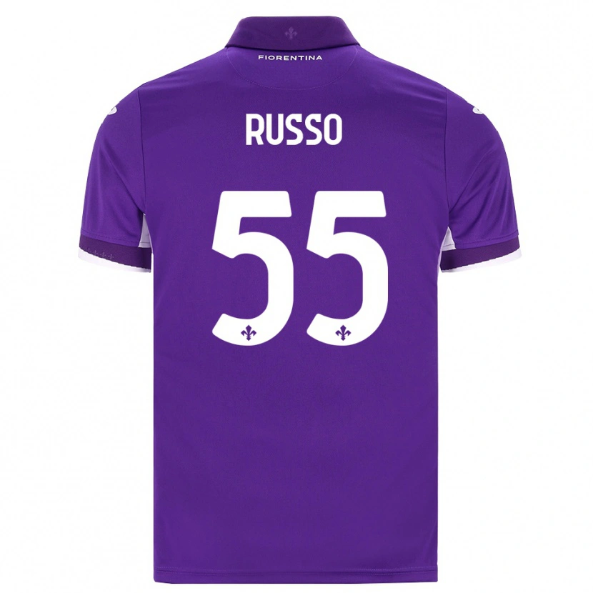 Danxen Mann Federica Russo #55 Lilla Hvit Rosa Hjemmetrøye Drakt Trøye 2026/27 Skjorter T-Skjorte
