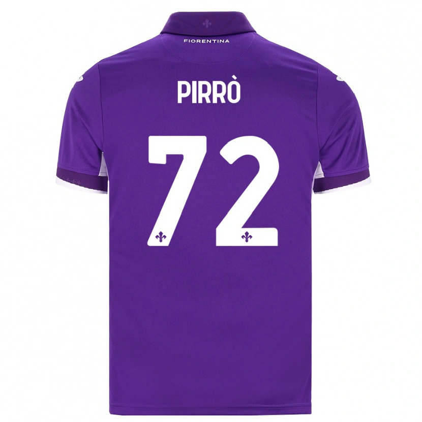 Danxen Mann Antonio Pirrò #72 Lilla Hvit Rosa Hjemmetrøye Drakt Trøye 2026/27 Skjorter T-Skjorte