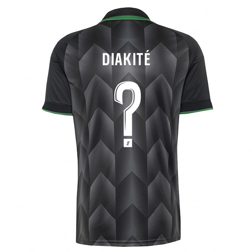 Danxen Mann Boubacar Diakité #0 Hvit Svart Grønn Bortetrøye Drakt Trøye 2026/27 Skjorter T-Skjorte