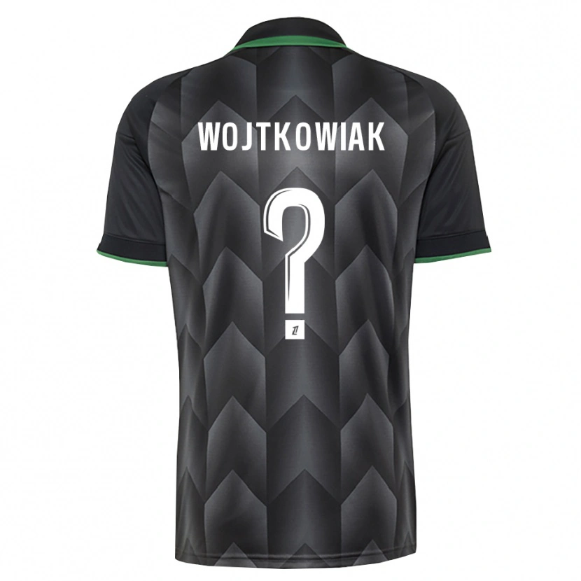 Danxen Mann Valentin Wojtkowiak #0 Hvit Svart Grønn Bortetrøye Drakt Trøye 2026/27 Skjorter T-Skjorte