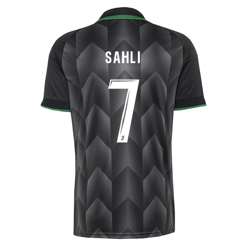 Danxen Mann Wael Sahli #7 Hvit Svart Grønn Bortetrøye Drakt Trøye 2026/27 Skjorter T-Skjorte