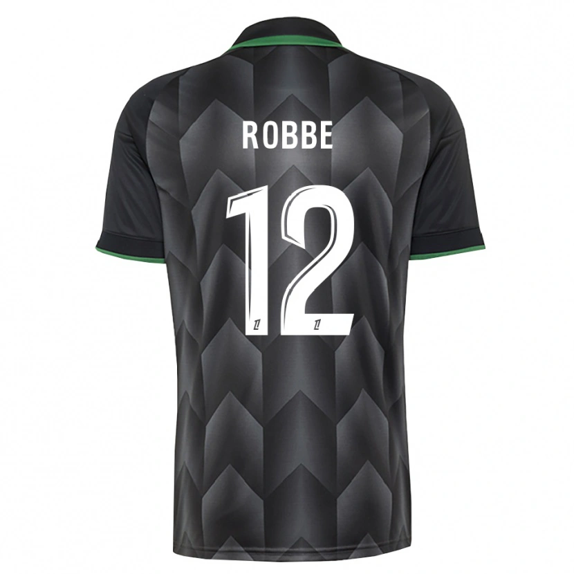 Danxen Mann Lucas Robbe #12 Hvit Svart Grønn Bortetrøye Drakt Trøye 2026/27 Skjorter T-Skjorte