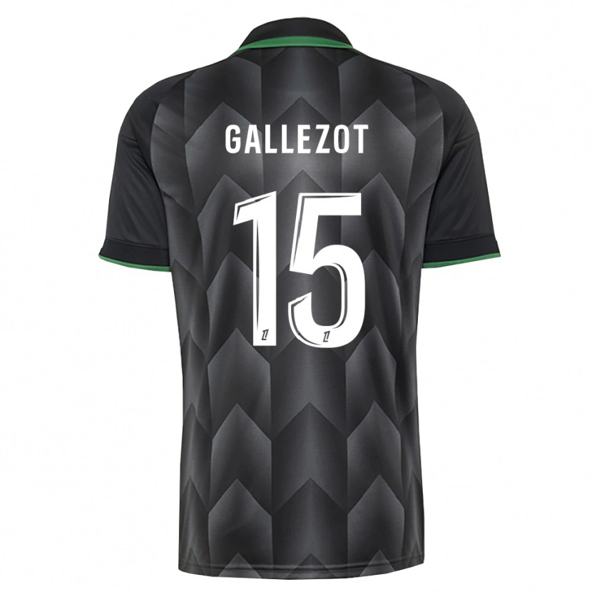 Danxen Mann Tim Gallezot #15 Hvit Svart Grønn Bortetrøye Drakt Trøye 2026/27 Skjorter T-Skjorte