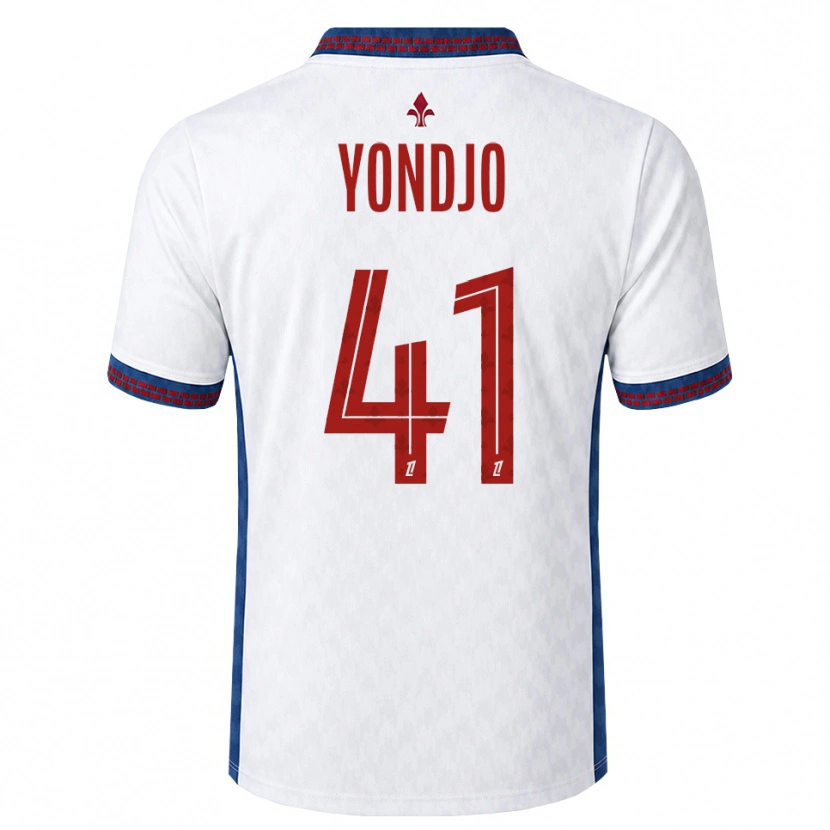 Danxen Mann Angel Yondjo Matah #41 Rød Hvit Blå Bortetrøye Drakt Trøye 2026/27 Skjorter T-Skjorte