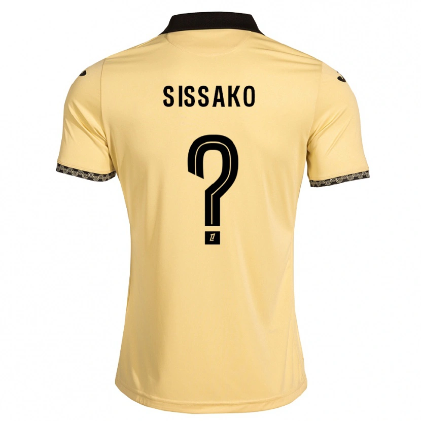Danxen Mann Mohamed Sissako #0 Navajo Hvit Svart Bortetrøye Drakt Trøye 2026/27 Skjorter T-Skjorte