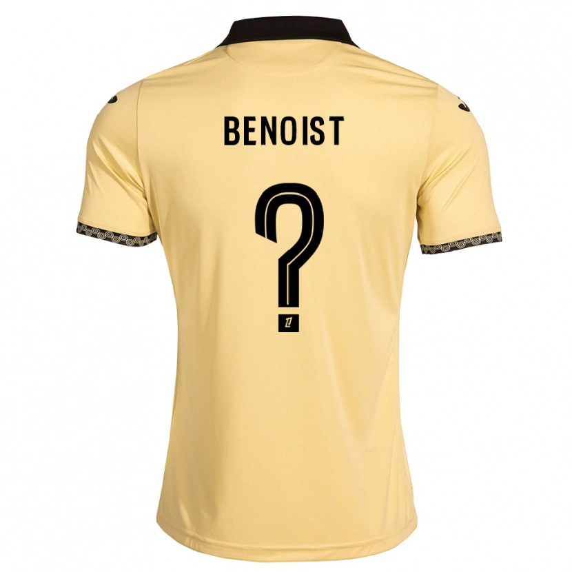 Danxen Mann Baptiste Benoist #0 Navajo Hvit Svart Bortetrøye Drakt Trøye 2026/27 Skjorter T-Skjorte