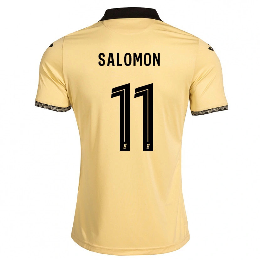 Danxen Mann Enzo Salomon #11 Navajo Hvit Svart Bortetrøye Drakt Trøye 2026/27 Skjorter T-Skjorte
