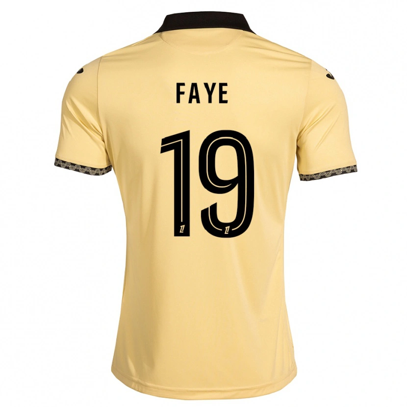 Danxen Mann Souleymane Faye #19 Navajo Hvit Svart Bortetrøye Drakt Trøye 2026/27 Skjorter T-Skjorte