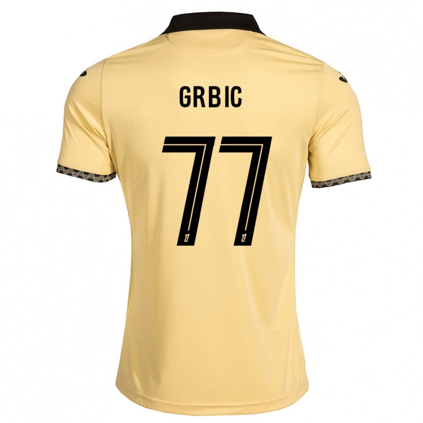 Danxen Mann Adrian Grbic #77 Navajo Hvit Svart Bortetrøye Drakt Trøye 2026/27 Skjorter T-Skjorte