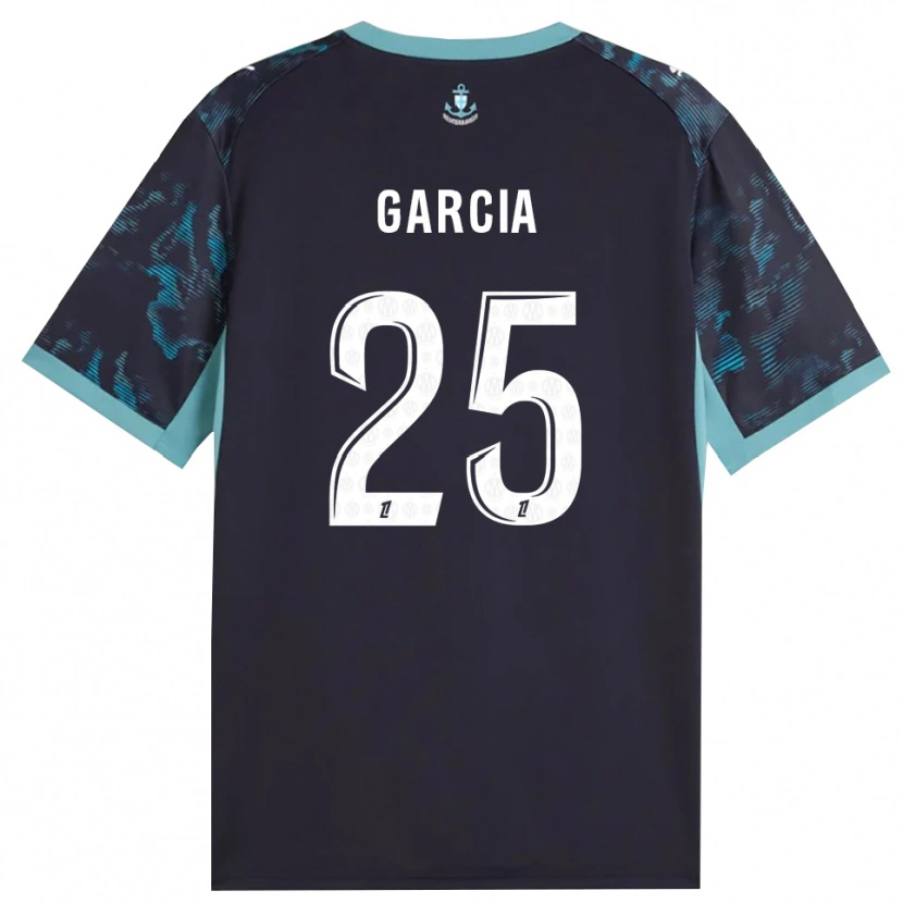 Danxen Mann Ulisses Garcia #25 Blek Turkis Hvit Svart Bortetrøye Drakt Trøye 2026/27 Skjorter T-Skjorte