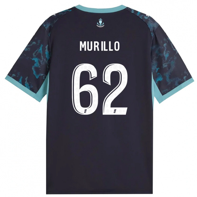 Danxen Mann Amir Murillo #62 Blek Turkis Hvit Svart Bortetrøye Drakt Trøye 2026/27 Skjorter T-Skjorte