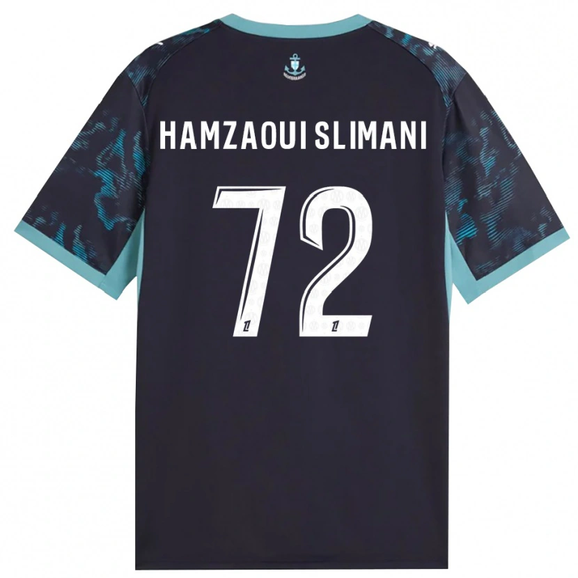 Danxen Mann Hilan Hamzaoui Slimani #72 Blek Turkis Hvit Svart Bortetrøye Drakt Trøye 2026/27 Skjorter T-Skjorte