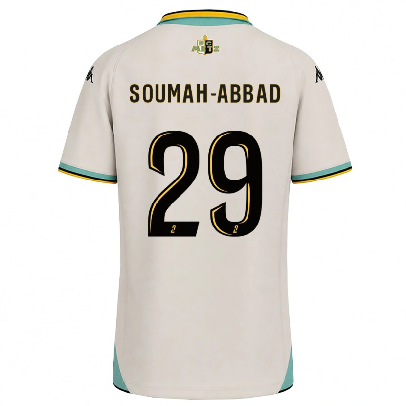 Danxen Mann Édouard Soumah-Abbad #29 Blomsterhvit Svart Bortetrøye Drakt Trøye 2026/27 Skjorter T-Skjorte