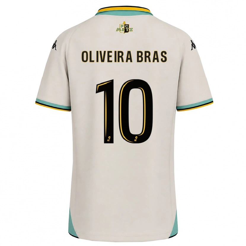 Danxen Mann Luisa Oliveira Bras #10 Blomsterhvit Svart Bortetrøye Drakt Trøye 2026/27 Skjorter T-Skjorte