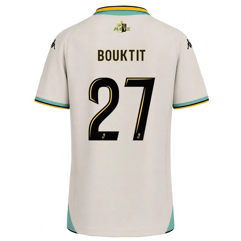 Danxen Mann Assia Bouktit #27 Blomsterhvit Svart Bortetrøye Drakt Trøye 2026/27 Skjorter T-Skjorte