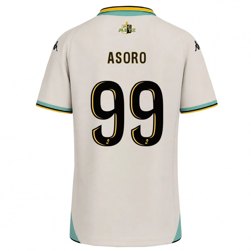 Danxen Mann Joel Asoro #99 Blomsterhvit Svart Bortetrøye Drakt Trøye 2026/27 Skjorter T-Skjorte