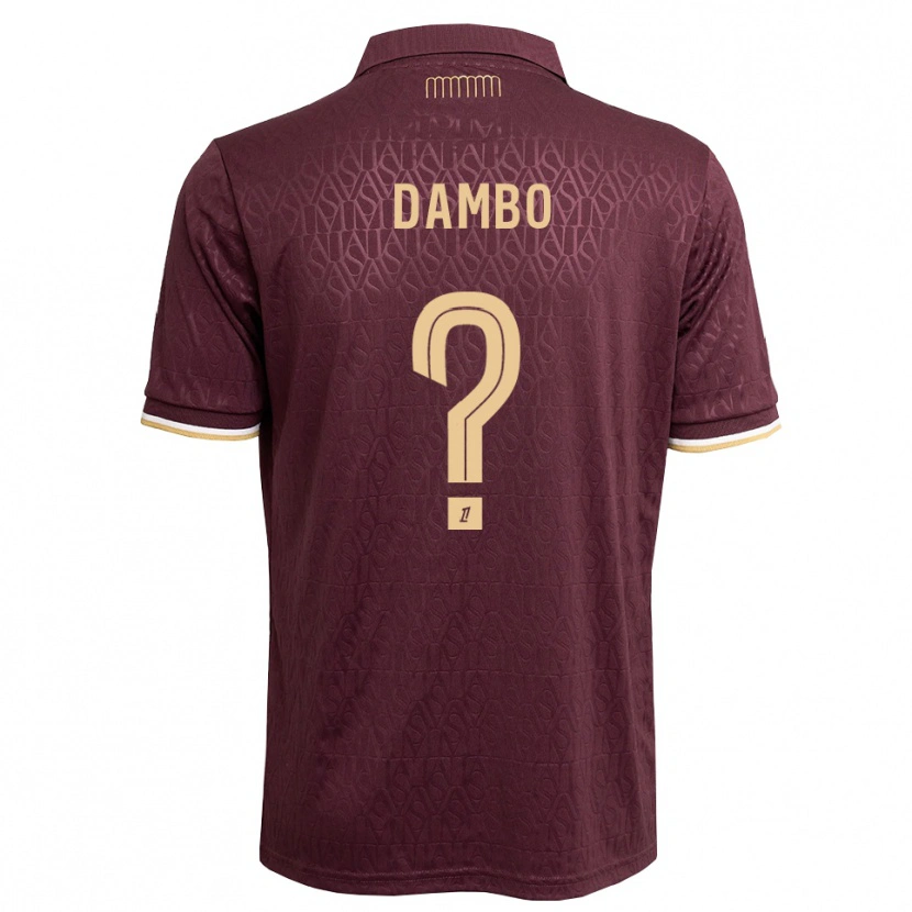 Danxen Mann Andreas Dambo #0 Maron Sandbrun Bortetrøye Drakt Trøye 2026/27 Skjorter T-Skjorte