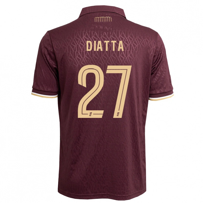 Danxen Mann Krépin Diatta #27 Maron Sandbrun Bortetrøye Drakt Trøye 2026/27 Skjorter T-Skjorte