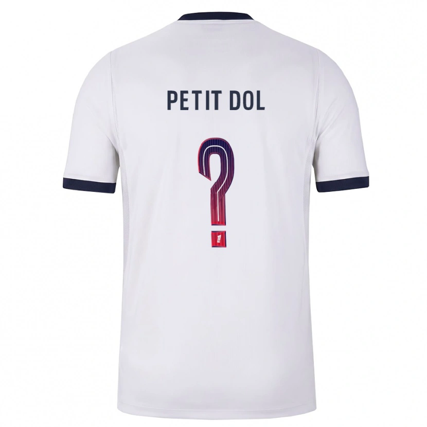 Danxen Mann Mathieu Petit Dol #0 Hvit Svart Rød Bortetrøye Drakt Trøye 2026/27 Skjorter T-Skjorte