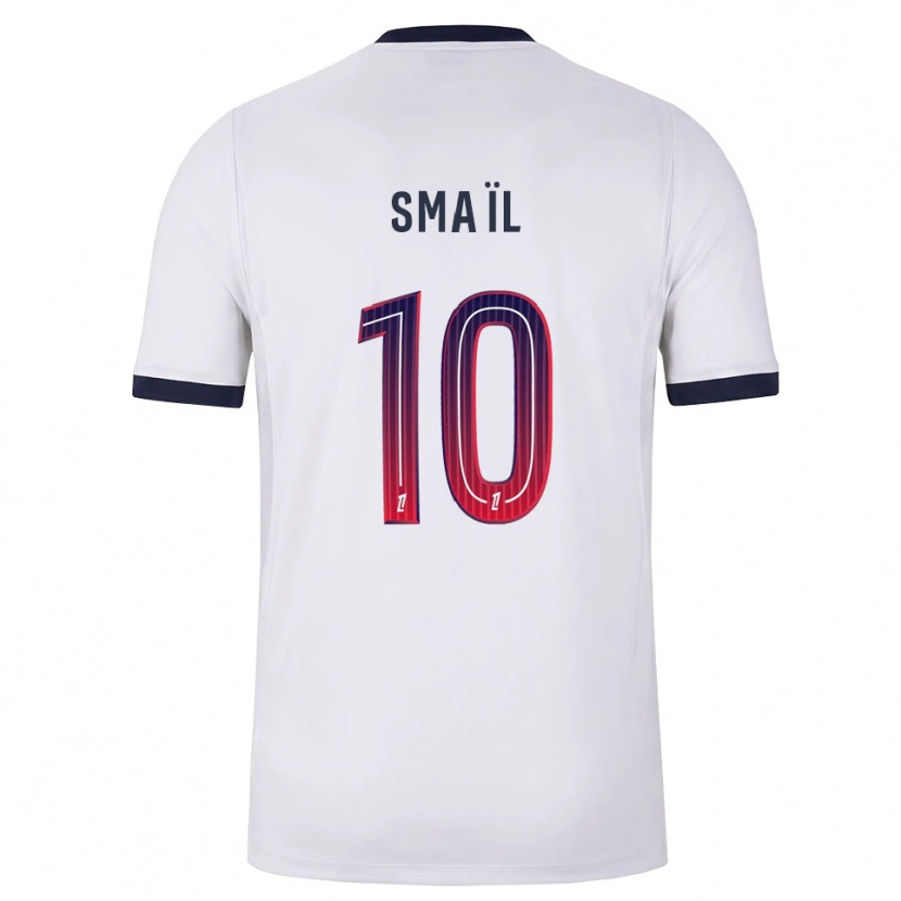 Danxen Mann Walid Smaïl #10 Hvit Svart Rød Bortetrøye Drakt Trøye 2026/27 Skjorter T-Skjorte