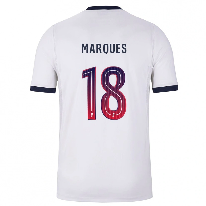 Danxen Mann Daniel Marques #18 Hvit Svart Rød Bortetrøye Drakt Trøye 2026/27 Skjorter T-Skjorte