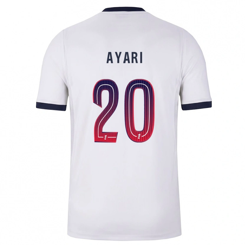 Danxen Mann Adam Ayari #20 Hvit Svart Rød Bortetrøye Drakt Trøye 2026/27 Skjorter T-Skjorte
