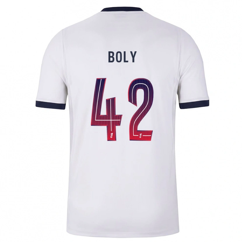 Danxen Mann David Boly #42 Hvit Svart Rød Bortetrøye Drakt Trøye 2026/27 Skjorter T-Skjorte